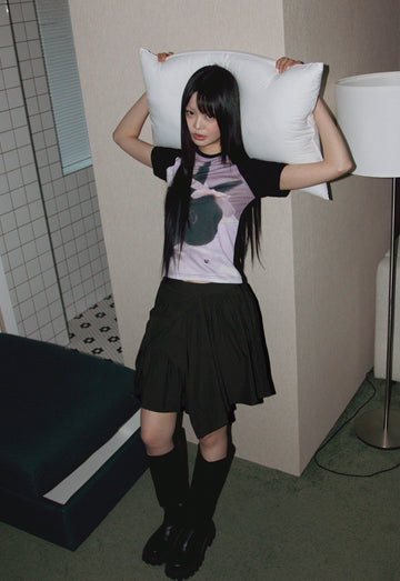Bunny Waffle Raglan T-Shirt